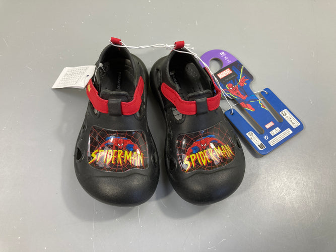 Neuf-Sandales d'eau noir Spiderman, moins cher chez Petit Kiwi