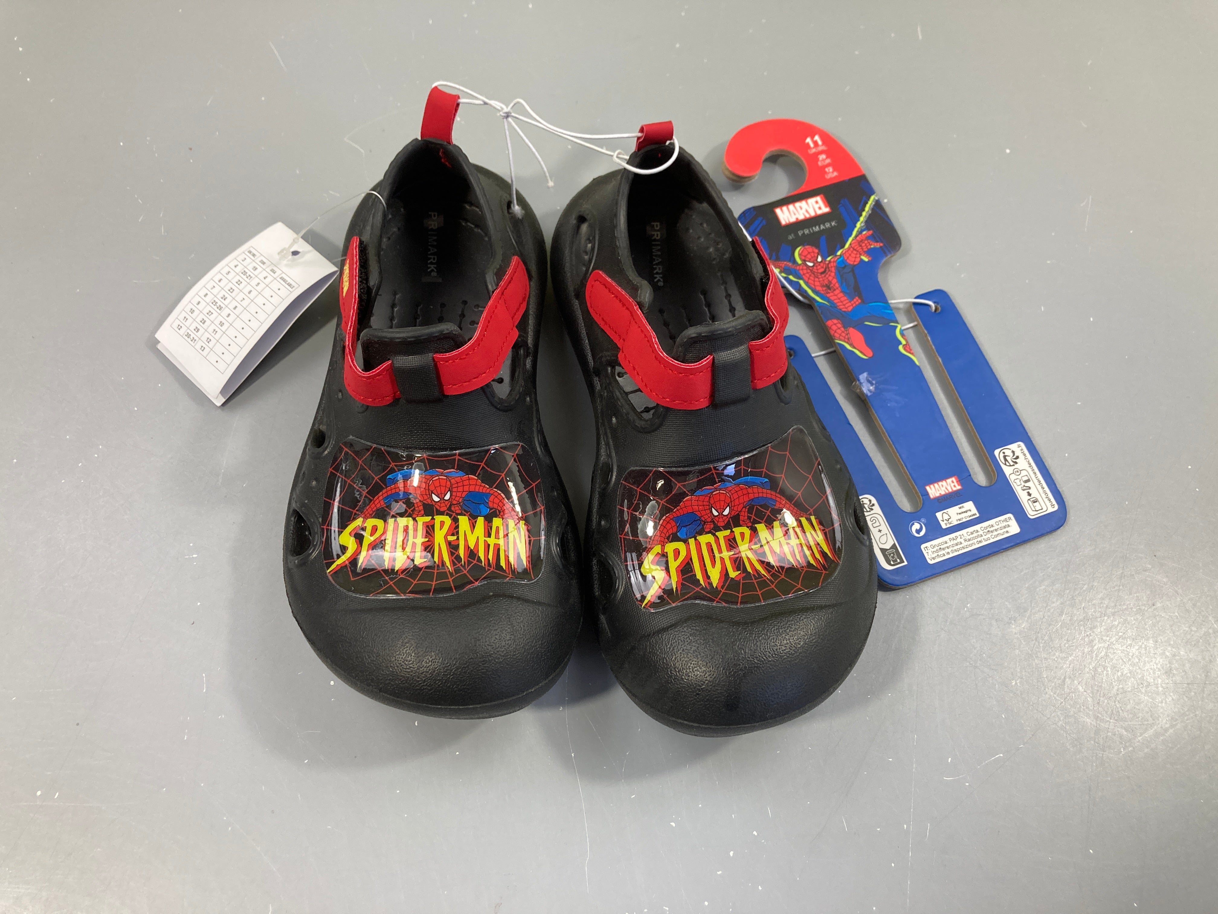 Neuf-Sandales d'eau noir Spiderman