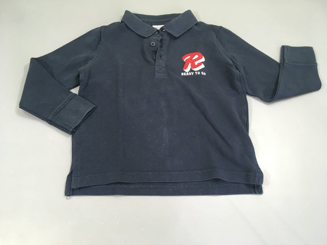 Polo m.l bleu marine R, moins cher chez Petit Kiwi