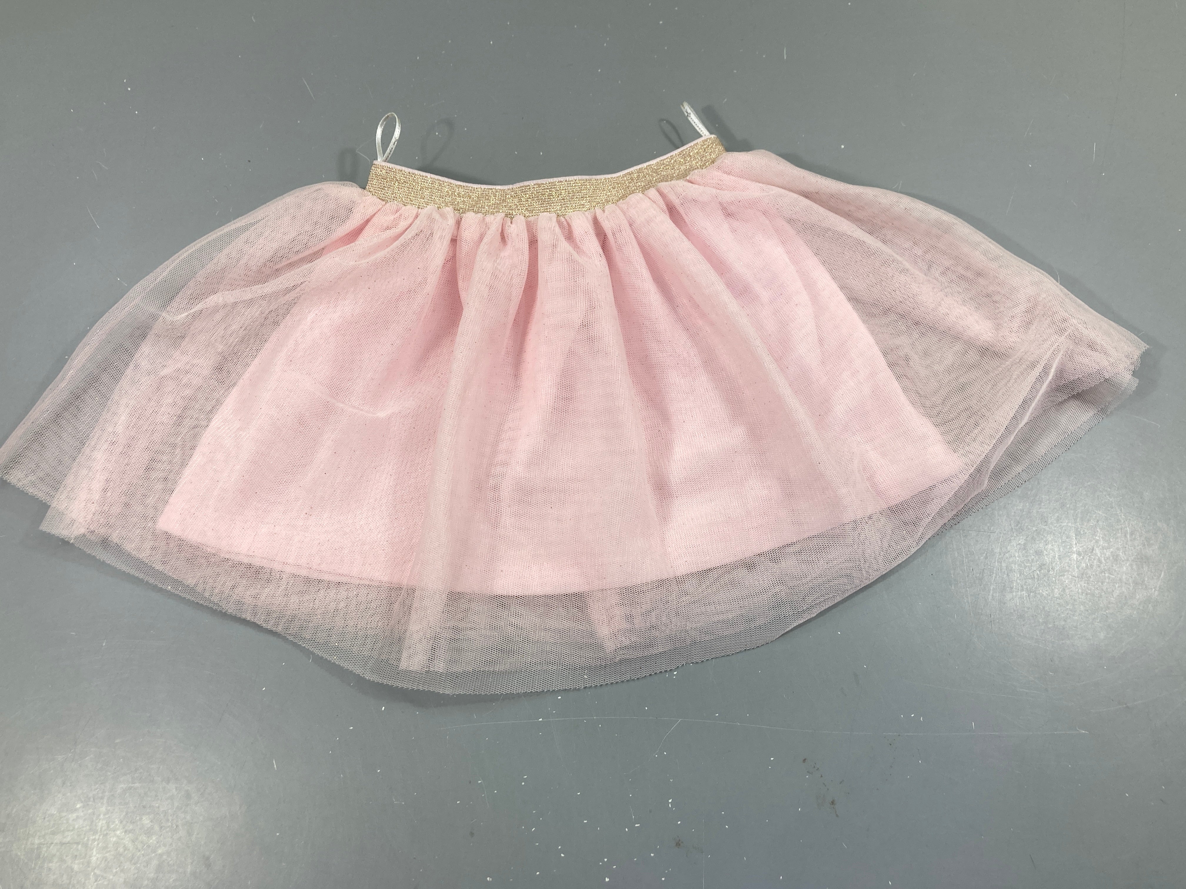 Jupe tulle rose pailletée
