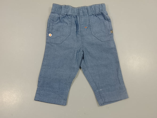 Pantalon chino denim, moins cher chez Petit Kiwi
