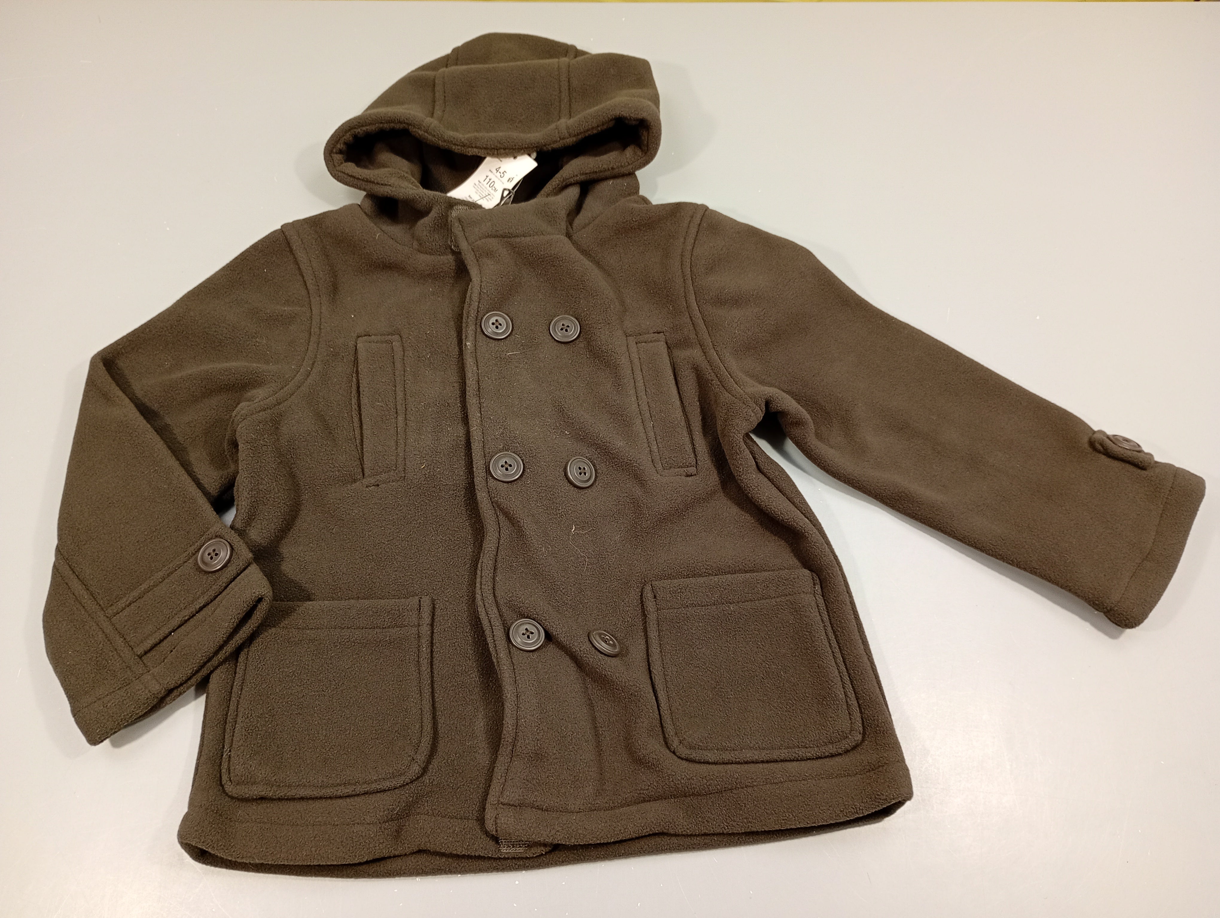 Neuve, veste brune zippée à capuche  F&F
