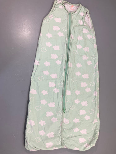 Sac de couchage jt vert d'eau nuage 86-104cm Tirette gondolée, moins cher chez Petit Kiwi