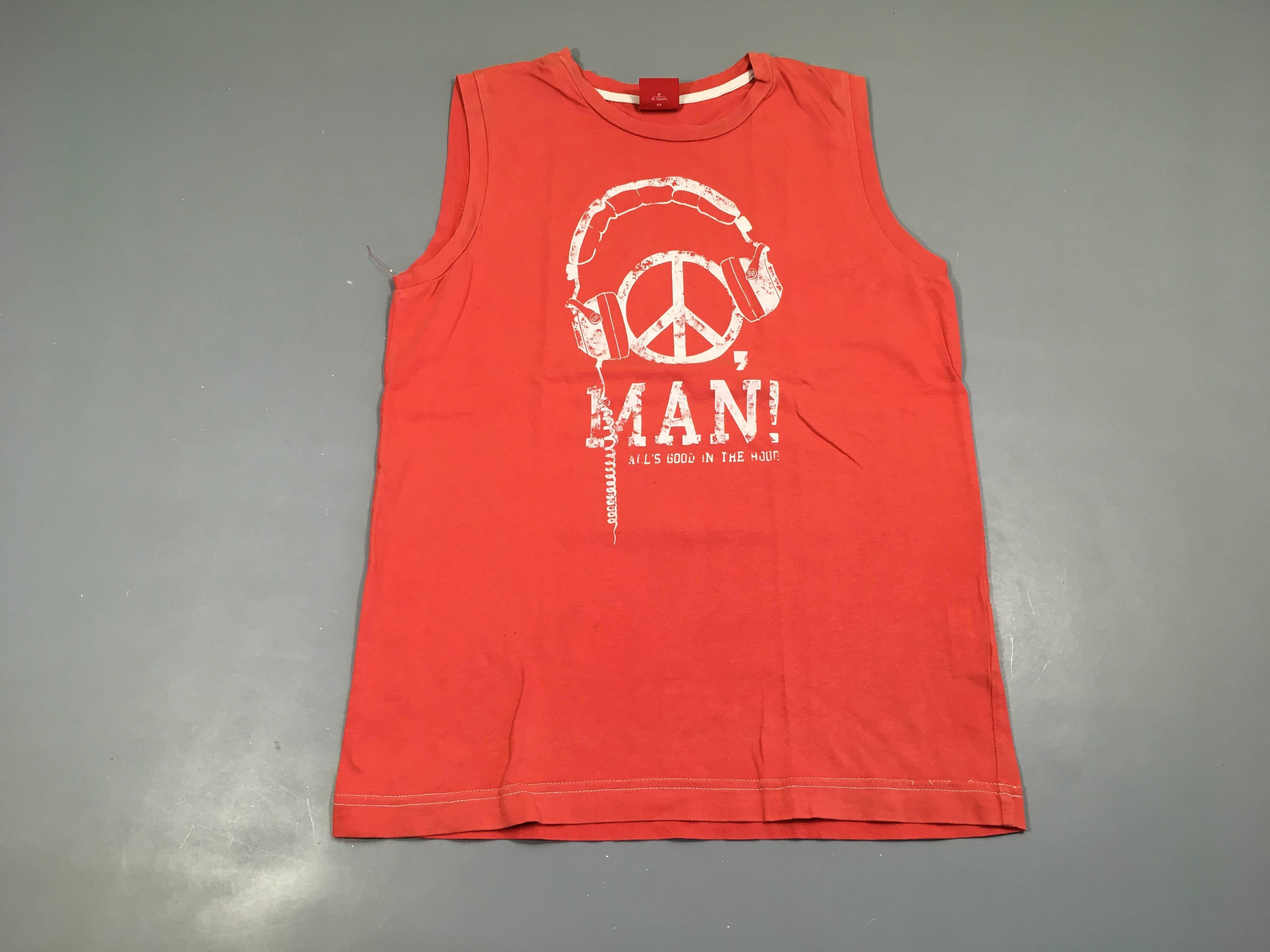 T-shirt s.m rouge clair casque