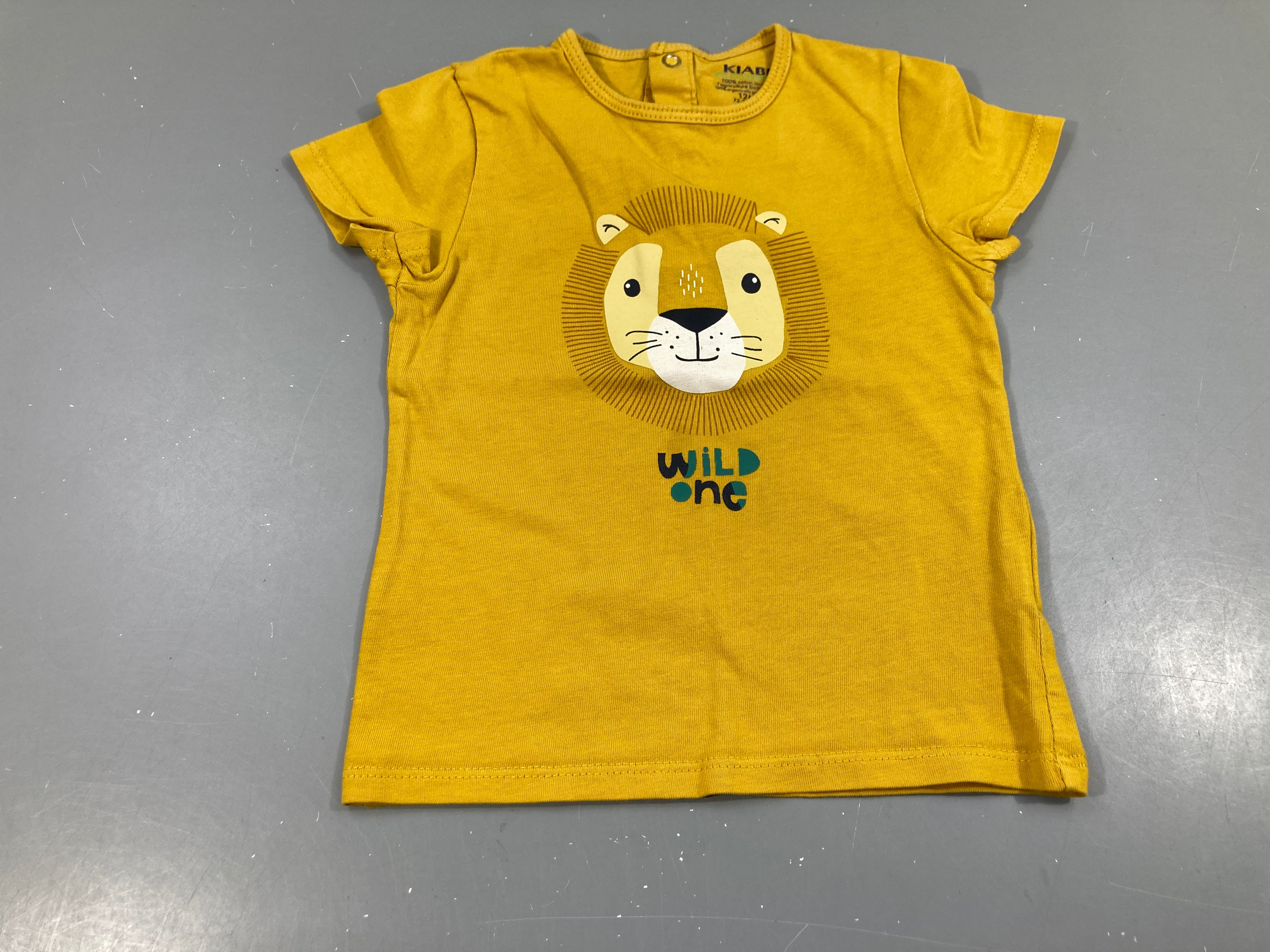 T-shirt m.c orange lion