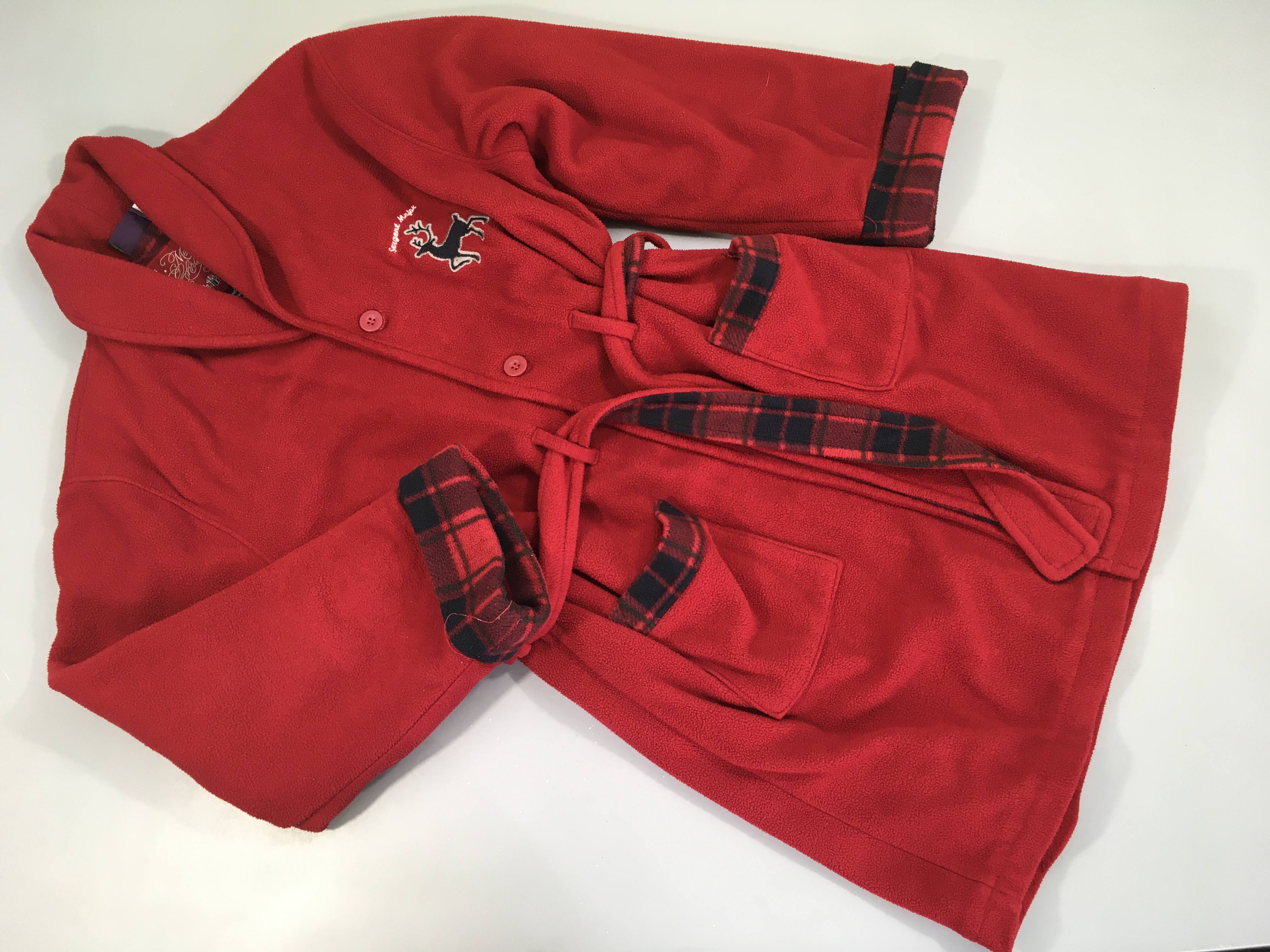 Peignoir bordeau Renne