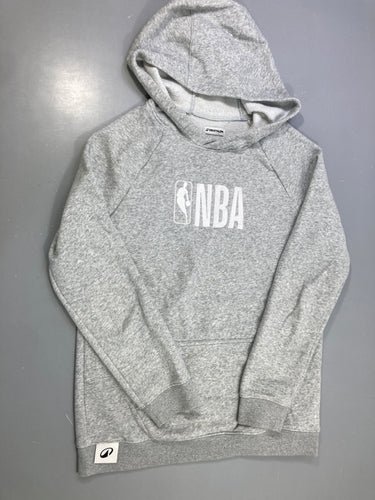 Sweat capuche gris chiné NBA, moins cher chez Petit Kiwi