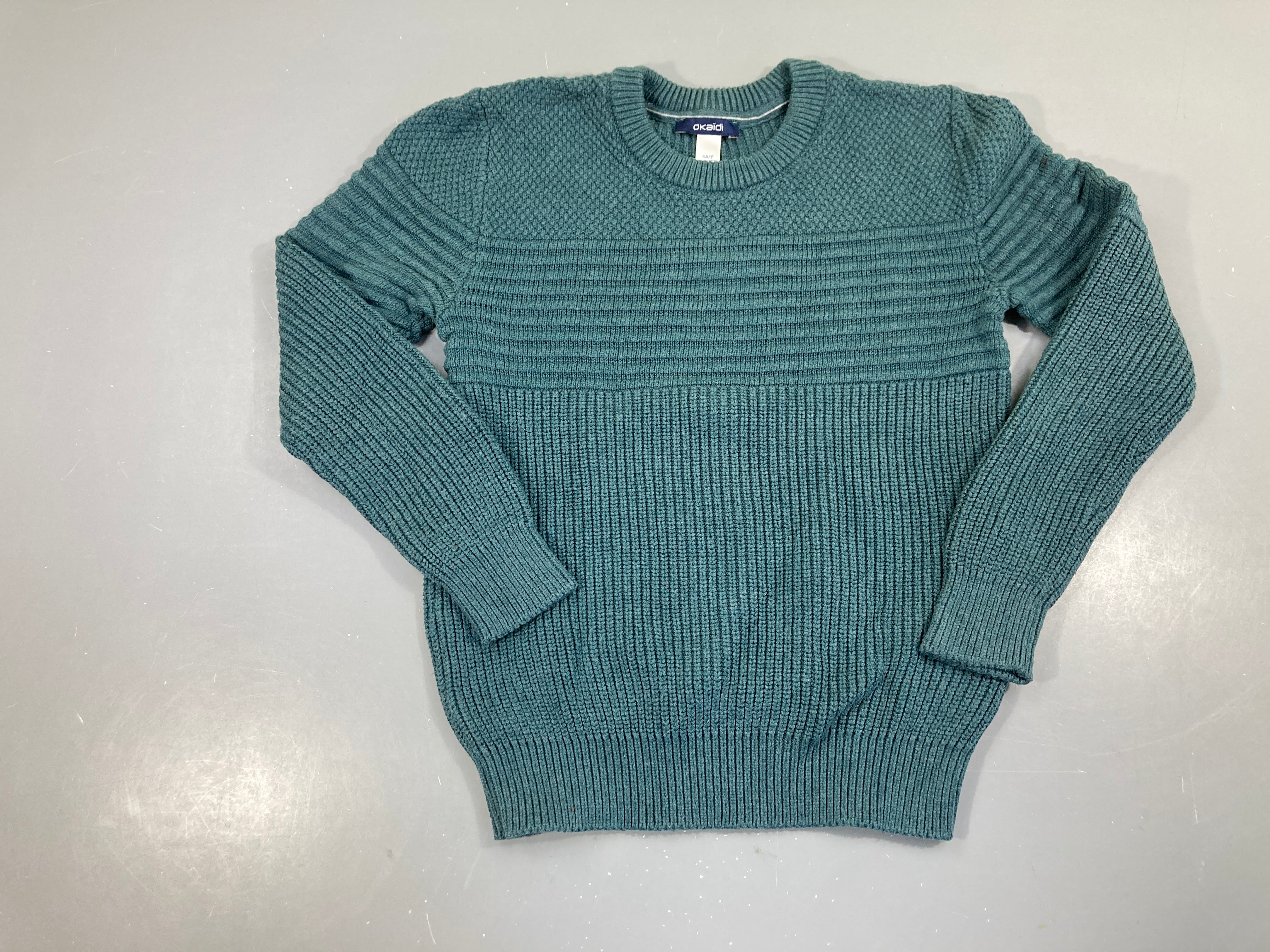 Pull bleu canard