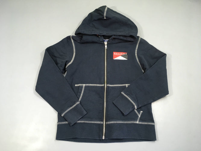 Sweat zippé à capuche bleu Original Nals, moins cher chez Petit Kiwi