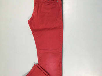 Pantalon rouge Skinny
