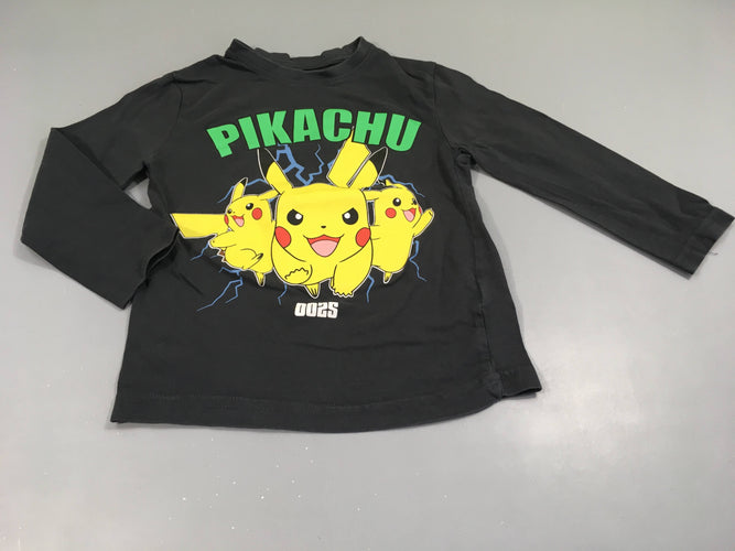 T-shirt m.l noir Pikachu, moins cher chez Petit Kiwi