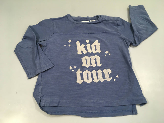 T-shirt m.l bleu Kid, moins cher chez Petit Kiwi