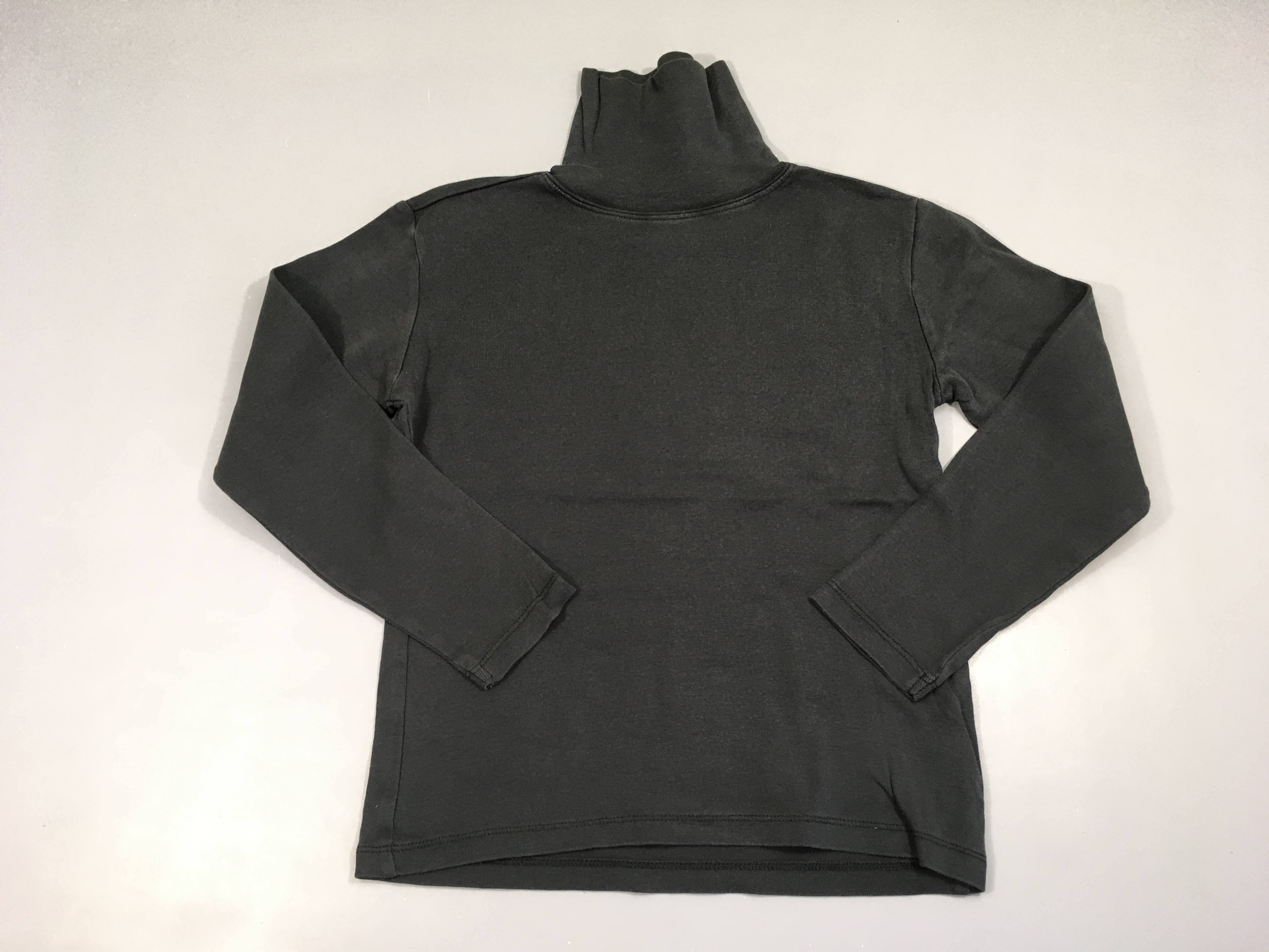 T-shirt m.l col roulé noir