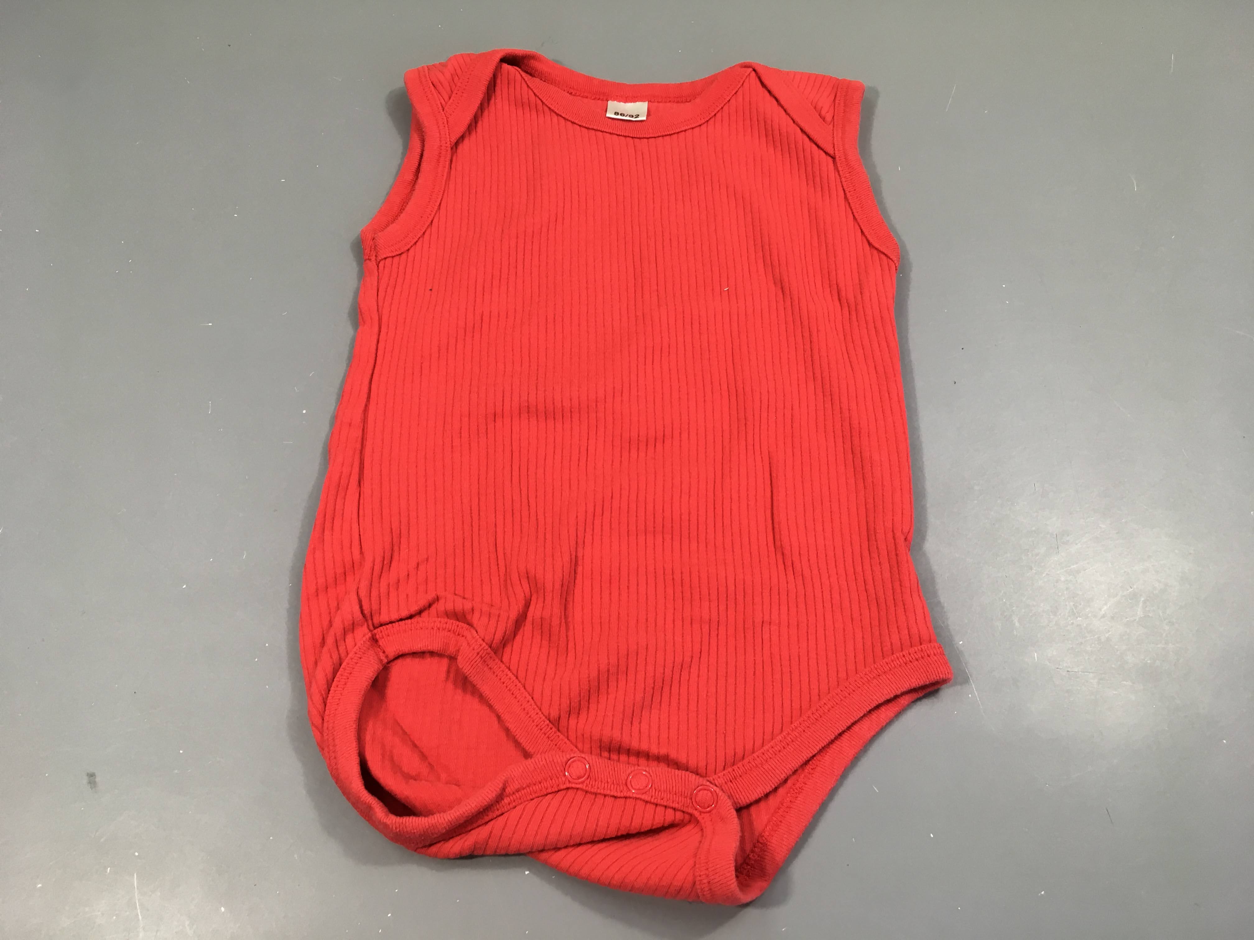 Body s.m côtelé rouge