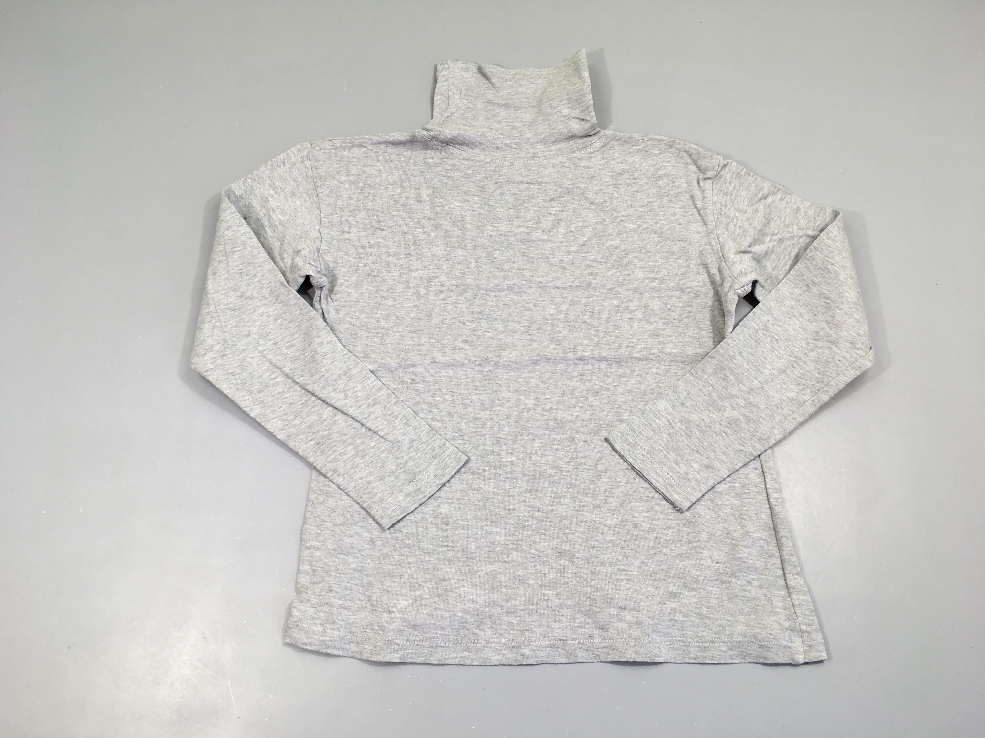 T-shirt m.l col roulé gris