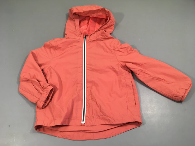 Veste coupe vent rose pâle, moins cher chez Petit Kiwi