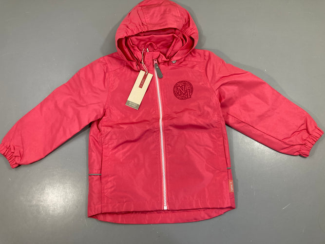 NEUF veste légère zippée ros à capuche NI, moins cher chez Petit Kiwi