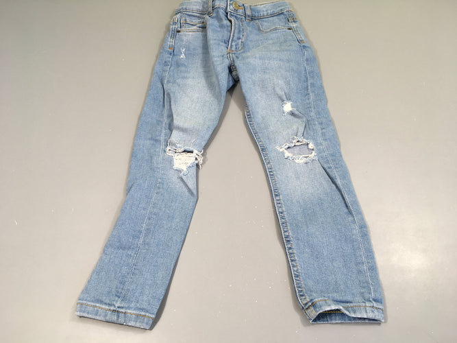 Jeans effet déchiré, moins cher chez Petit Kiwi