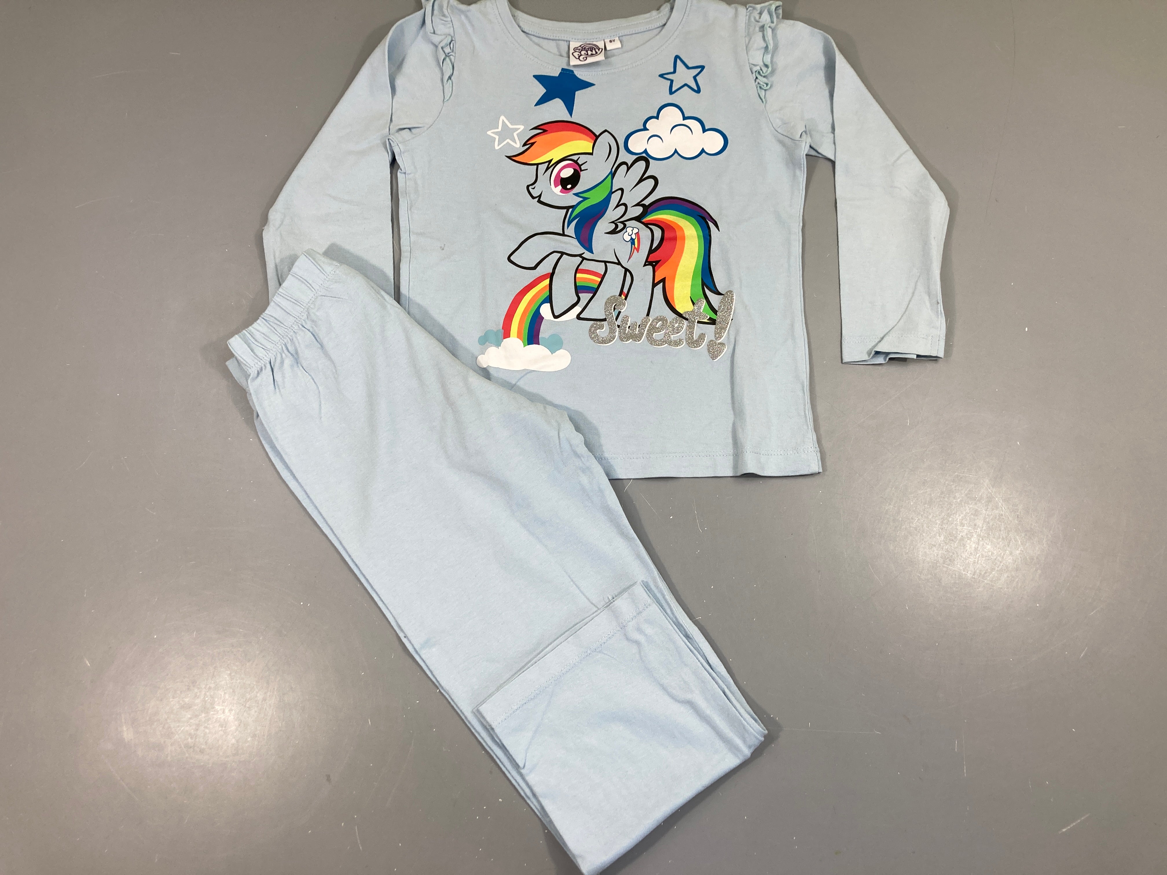 Pyjama 2pcs jersey m.l bleu my little pony