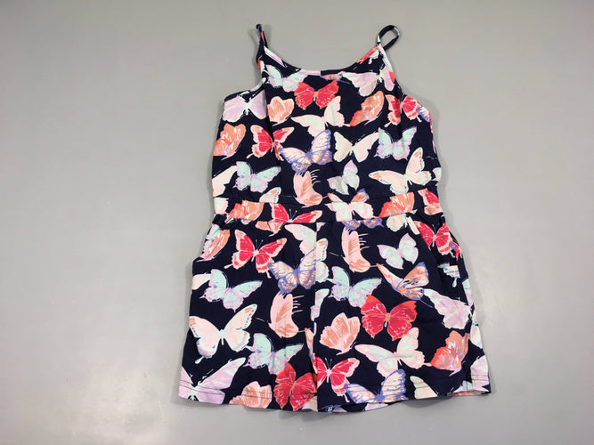Combishort jersey bleu foncé papillon, moins cher chez Petit Kiwi