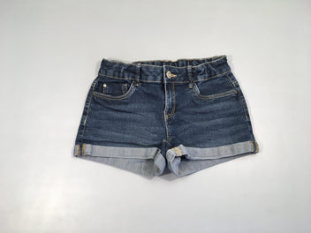 Short en jean à revers