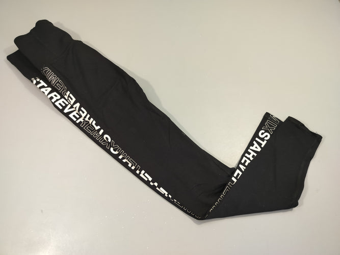Legging de sport noir et blanc "Starter ..."Pas de taille indiquée, estimée XS, moins cher chez Petit Kiwi
