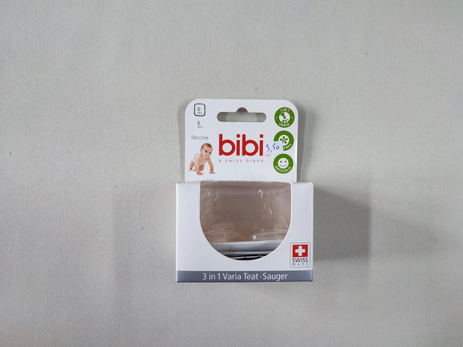 NEUF! 2 tétines 0+, Bibi, moins cher chez Petit Kiwi
