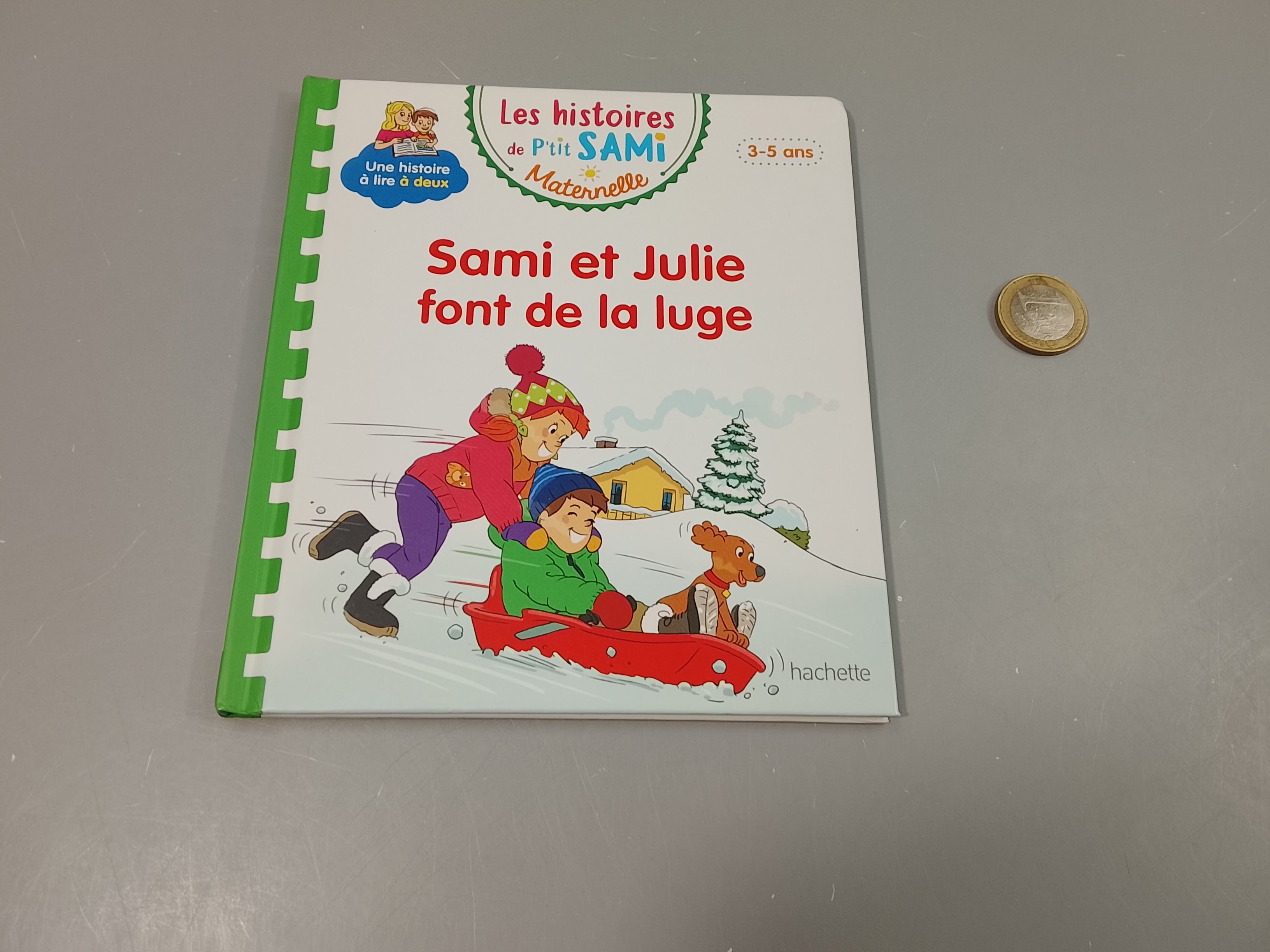 Les histoires de P'tit Sami. Sami et Julie font de la luge 3-5a