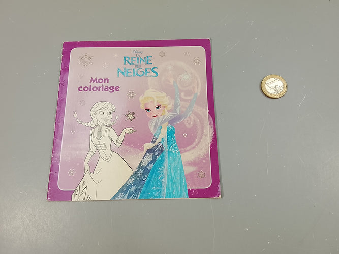 Petit livre à colorier Reine des Neiges, moins cher chez Petit Kiwi