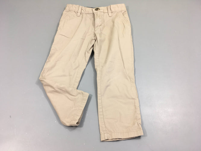 Pantalon beige chino, moins cher chez Petit Kiwi