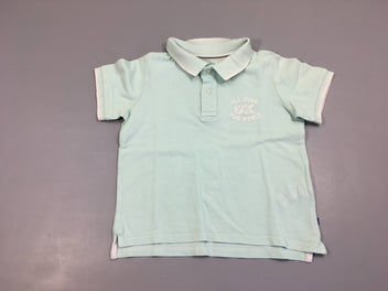 Polo m.c vert d'eau All Over