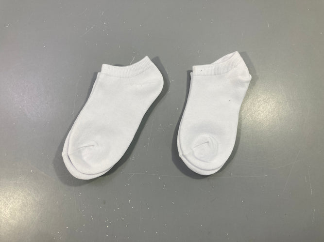 2 paires de chaussettes blanches, 31-34, moins cher chez Petit Kiwi