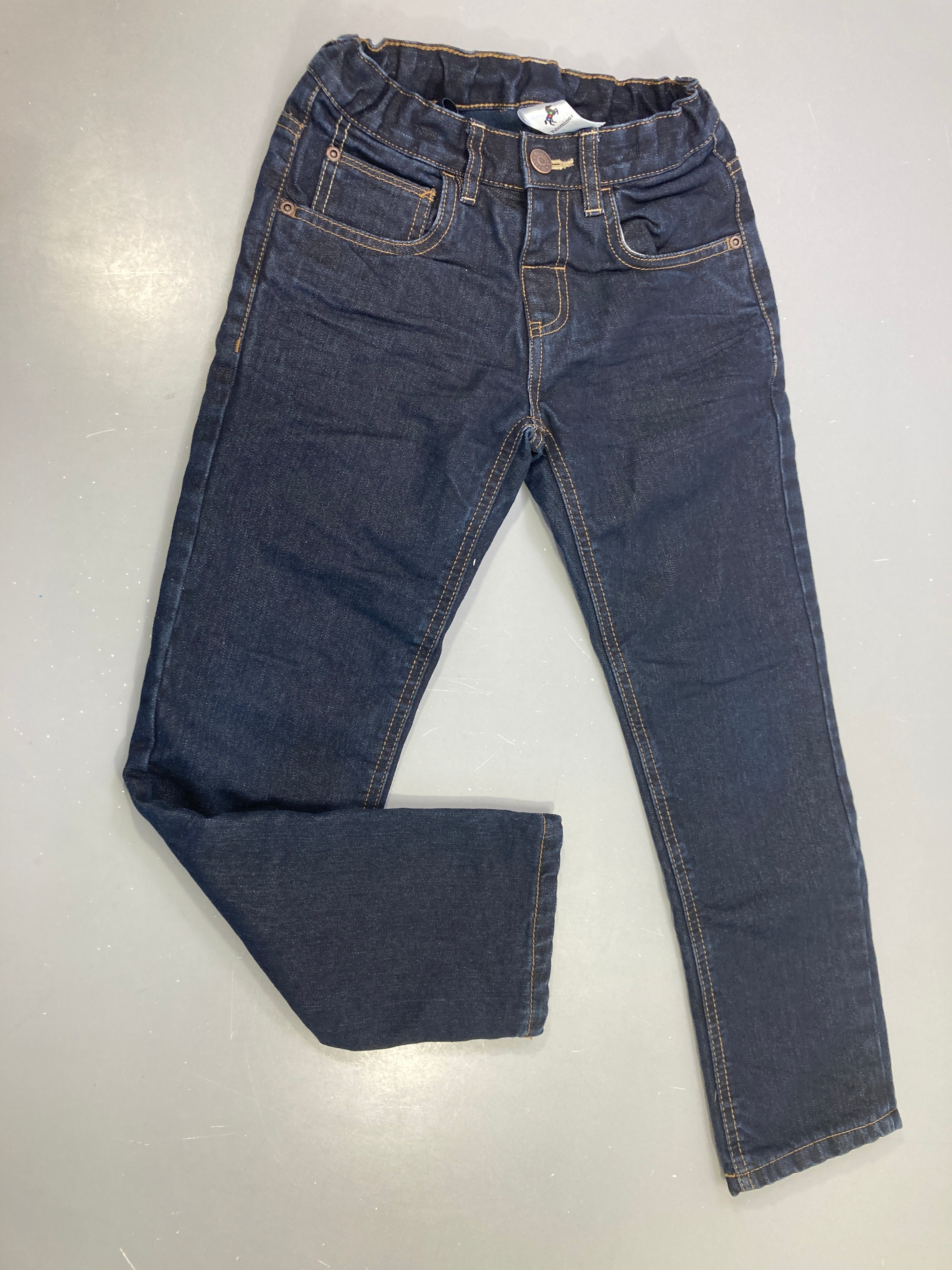 Jean slim marine, poches