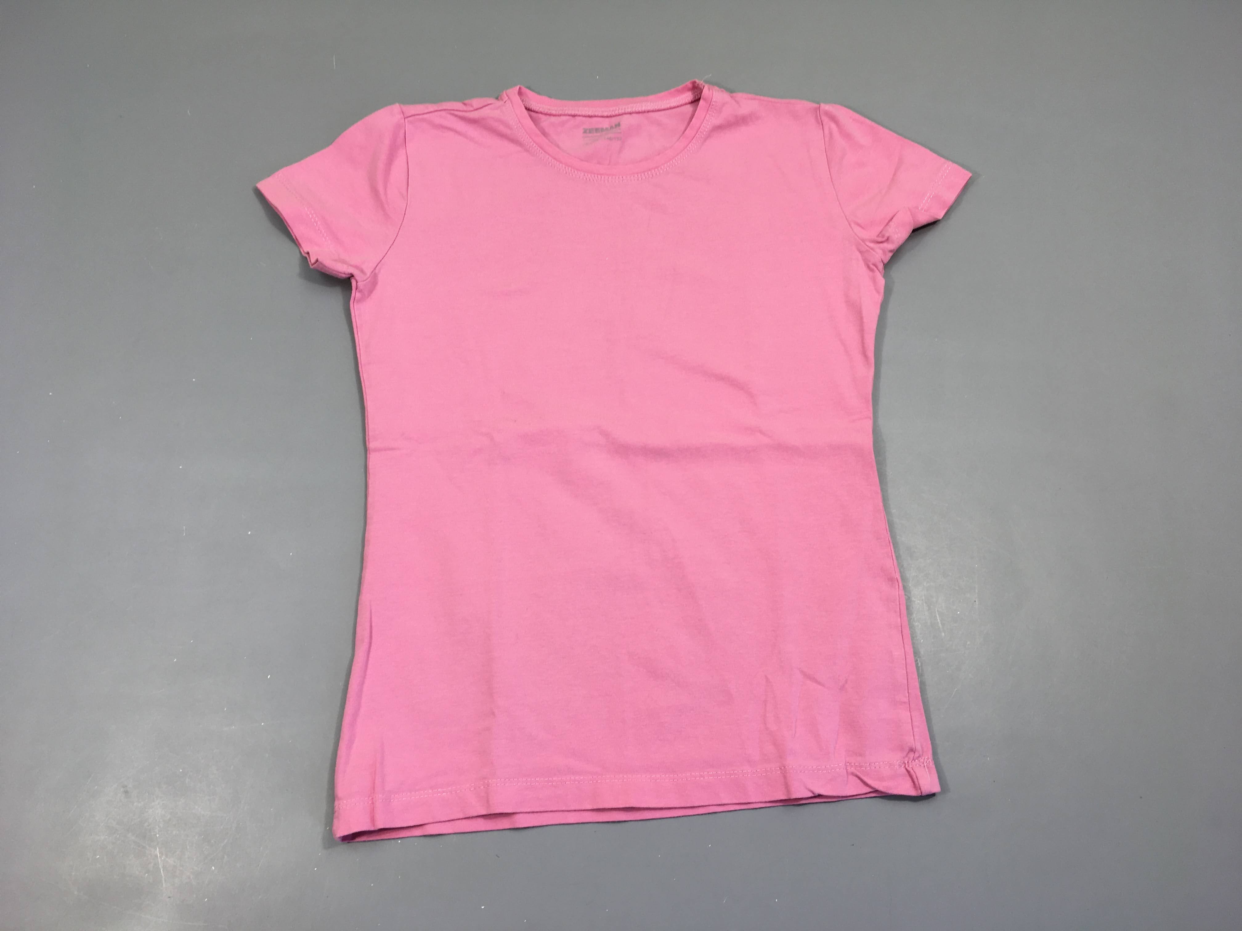 T-shirt m.c rose Légèrement bouloché