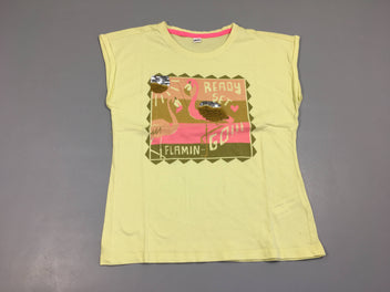T-shirt m.c jaune sequins Ready
