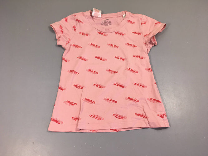 T-shirt m.c rose Adidas, moins cher chez Petit Kiwi