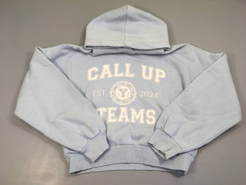 Sweat à capuche bleu clair Call Up