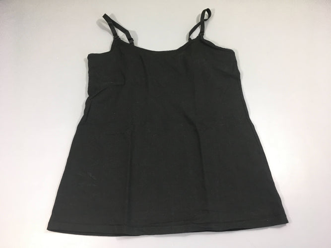 Top allaitement noir, brassière intégrée, moins cher chez Petit Kiwi