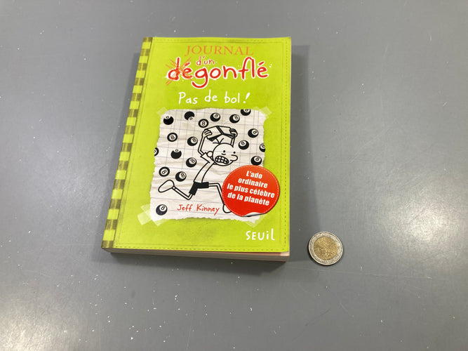 Journal d'un dégonflé - Pas de bol !, Jeff Kinney, Seuil, moins cher chez Petit Kiwi