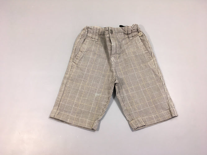 Bermuda à carreaux gris Regular, moins cher chez Petit Kiwi