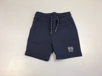 Bermuda molleton bleu marine Tongs