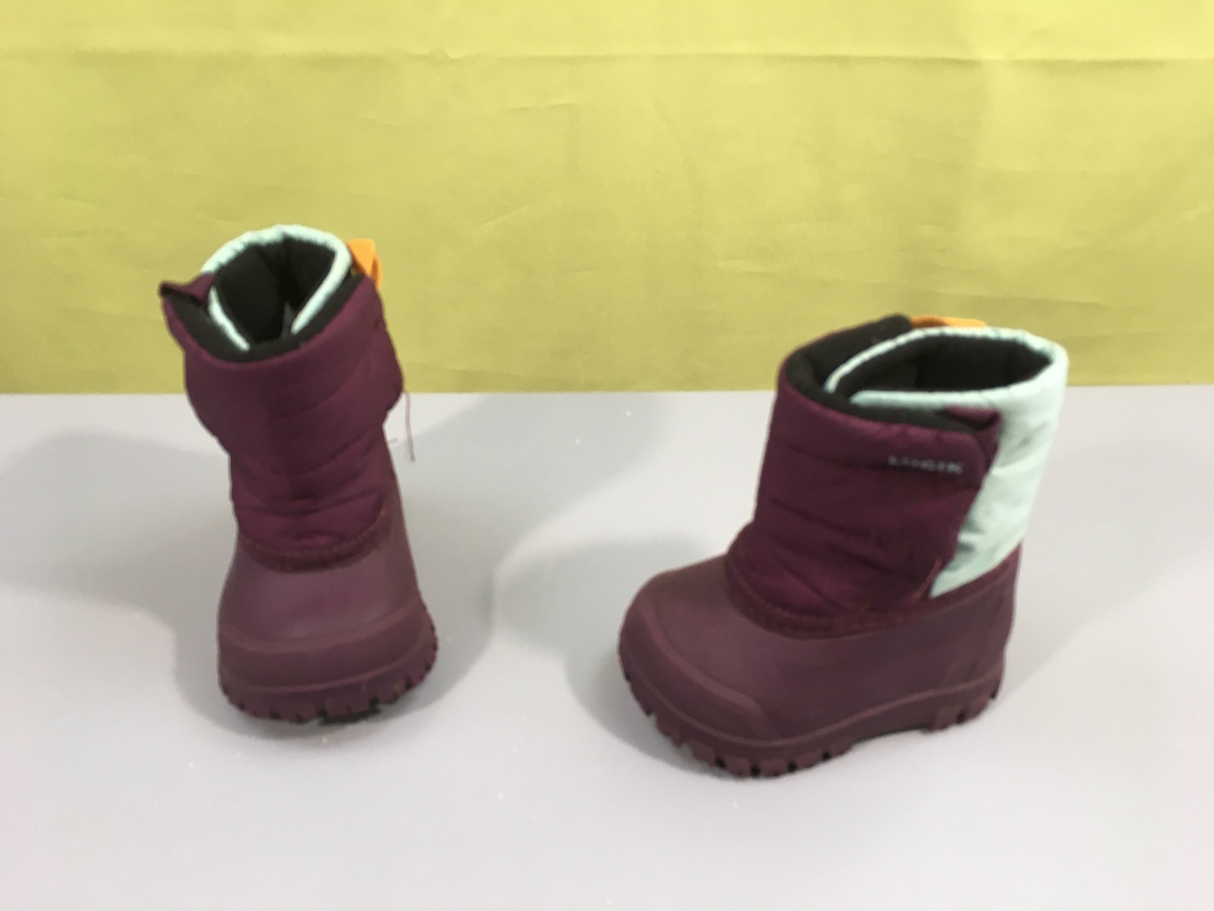 Bottes de neige mauve bleu Lugik, 18-19