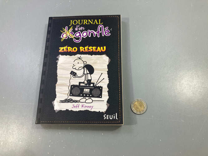 Journal d'un dégonflé - Zéro réseau, Jeff Kinney, Seuil, moins cher chez Petit Kiwi