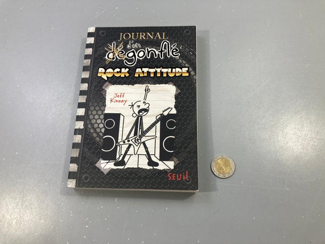 Journal d'un dégonflé - Rock Attitude, Jeff Kinney, Seuil, moins cher chez Petit Kiwi