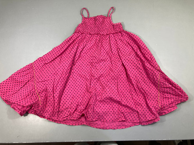 Robe s.m fuchsia rons s.moks, moins cher chez Petit Kiwi