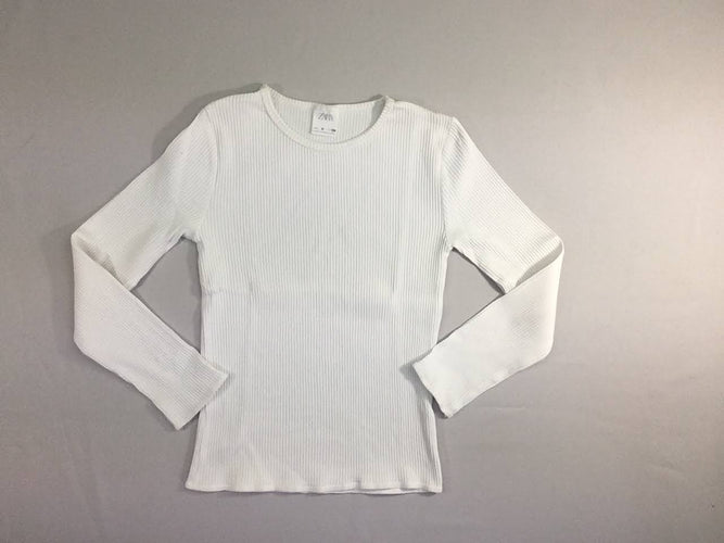 T-shirt m.l blanc texturé, moins cher chez Petit Kiwi