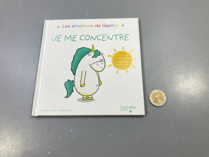 Les émotions de Gaston - Je me concentre, Aurélie Chien Chow Chine, Hachette, moins cher chez Petit Kiwi