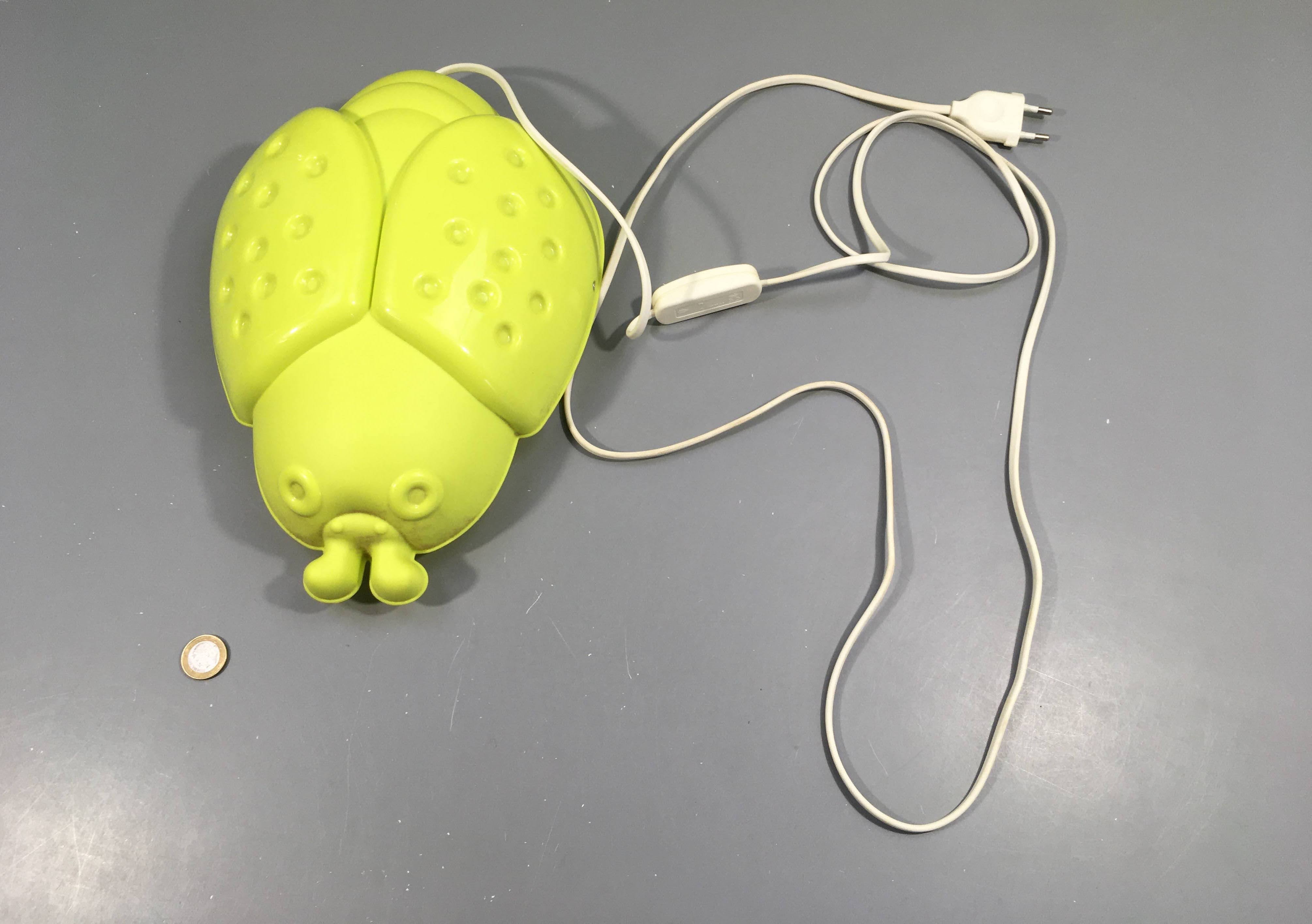 Applique murale coccinelle vert Smila