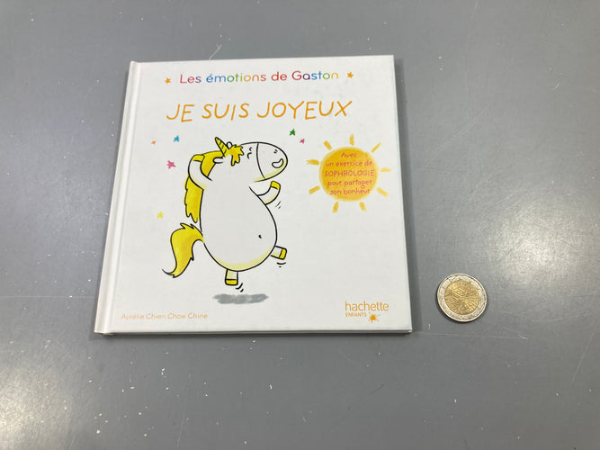 Les émotions de Gaston - Je suis joyeux, Aurélie Chien Chow Chine, Hachette, moins cher chez Petit Kiwi