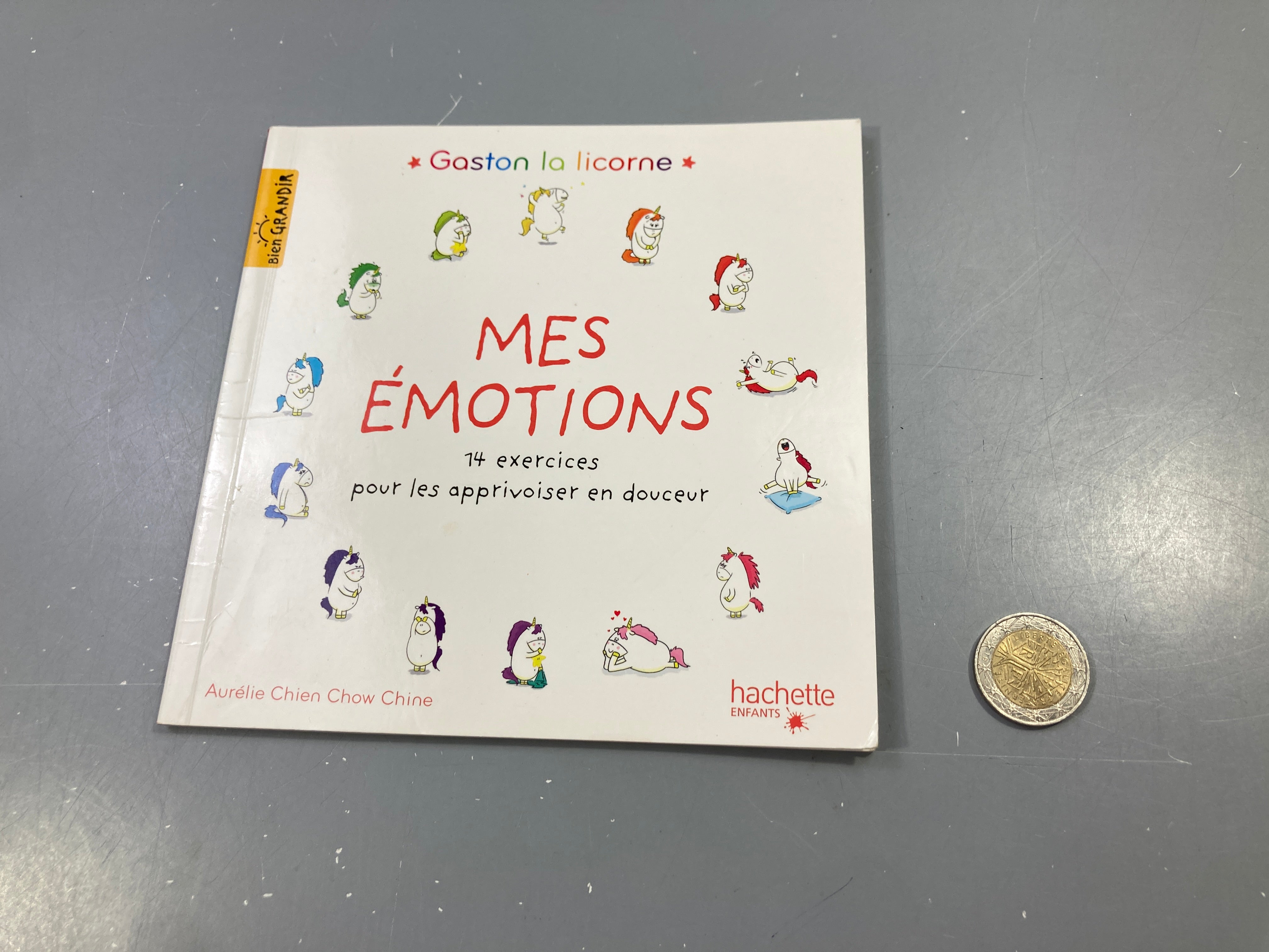 Gaston la licorne - Mes émotions, 14 exercices, Aurélie Chien Chow Chine, Hachette